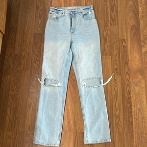 Abercrombie The 90s Straight Ultra High Rise 26/ 2r